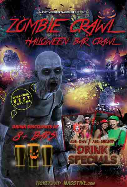 Huntington Beach Zombie Crawl - Halloween Bar Crawl - Saturday, October 26th! in Huntington Beach on 26 Oct