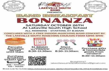 Band Breakfast Bonanza in Lakeville on 26 Oct