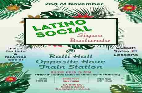 Sigue Bailando Latino social in Hove on 02 November 2024