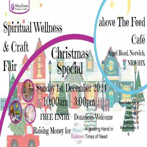 Christmas Special - Spiritual Wellness and Craft Fair in Norwich on 1 Dec