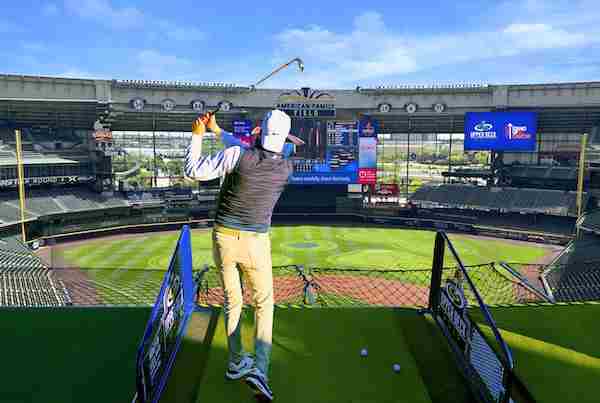 Upper Deck Golf at American Family Field: November 2024 in Milwaukee on 7 Nov