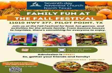 Family Fun at the Fall Festival in Pilot Point on 27 Oct