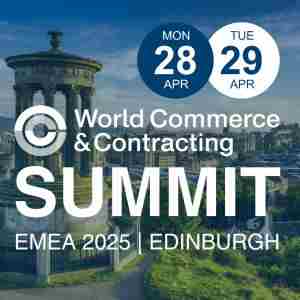 World Commerce and Contracting Summit | EMEA 2025 in Edinburgh on 28 Apr