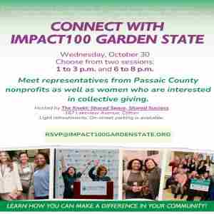 Impact100 Garden State to Host Open House for Women Who Make a Difference in Clifton on 30 Oct