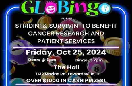 Stridin' and Survivin' Glo Bingo in Edwardsville on 25 October 2024