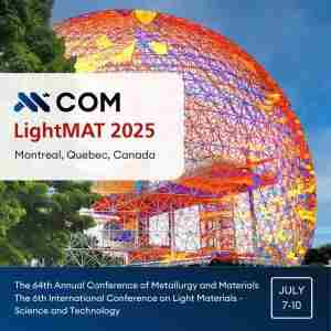 COM 2025 meets LightMAT 2025 | July 7-10, 2025 | Montreal, Quebec, Canada in Montréal on 7 Jul