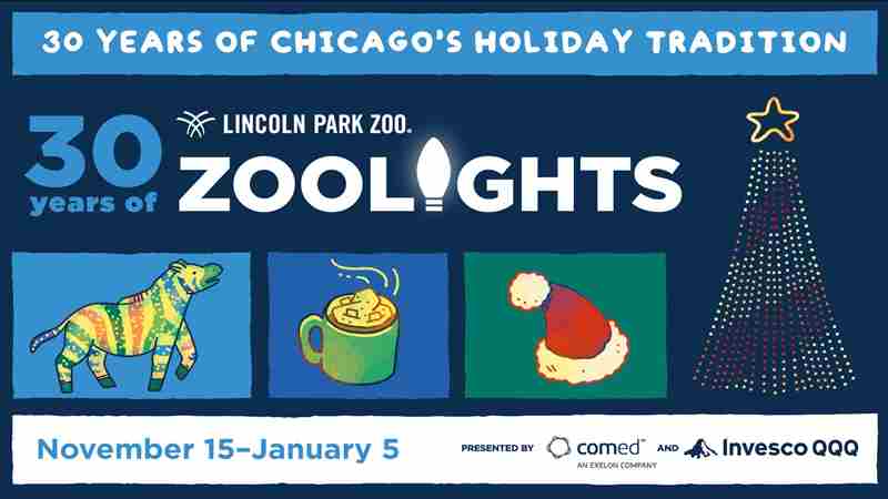 ZooLights Presented by ComEd and Invesco QQQ in Chicago on 15 Nov