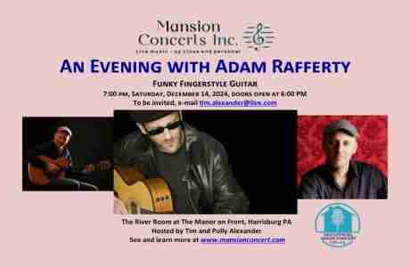 An Evening with Adam Rafferty - Funky Fingerstyle Guitar in Harrisburg on 14 Dec