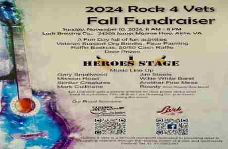 2024 Rock 4 Vets Fall Fundraiser in Aldie on 10 Nov