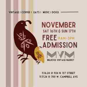 Melrose Vintage Market in Arizona on 16 Nov