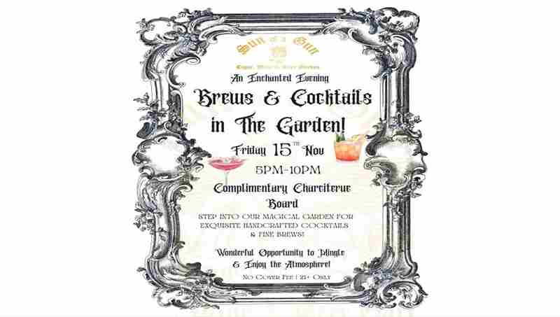 Brews and Cocktails Garden Party in Yuma on 15 Nov