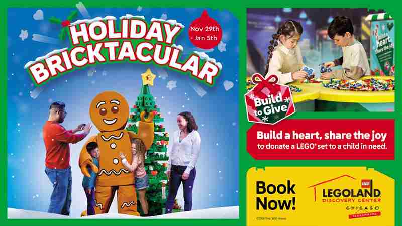 Holiday Bricktacular at LEGOLAND® Discovery Center Chicago in Schaumburg on 29 Nov