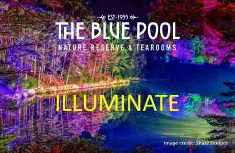 Illuminate at The Blue Pool 2025 in Wareham on 09 January 2025