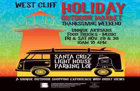 West Cliff Holiday Outdoor Market in Santa Cruz on 29 Nov