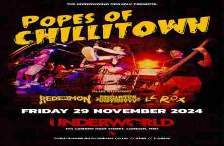 POPES OF CHILLITOWN at The Underworld - London in London on 29 Nov