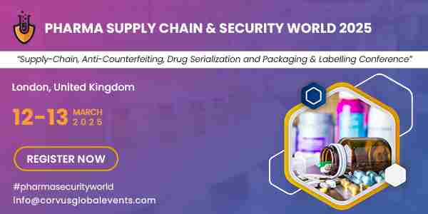 Pharma Supply Chain & Security World 2025 in London on 12 Mar