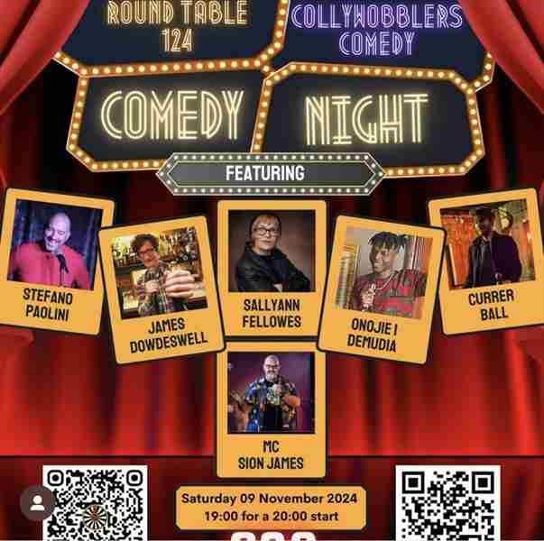 Comedy Charity Fundraiser Gig for Ruislip Round Table at Conservative Ruislip HA4 7DQ in Ruislip on 9 Nov