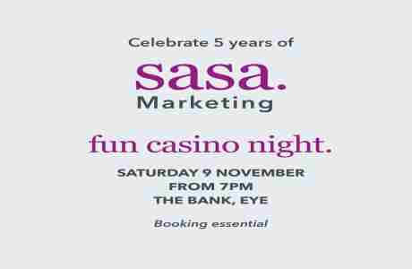 Fun Casino Night at The Bank, Eye in Eye on 9 Nov