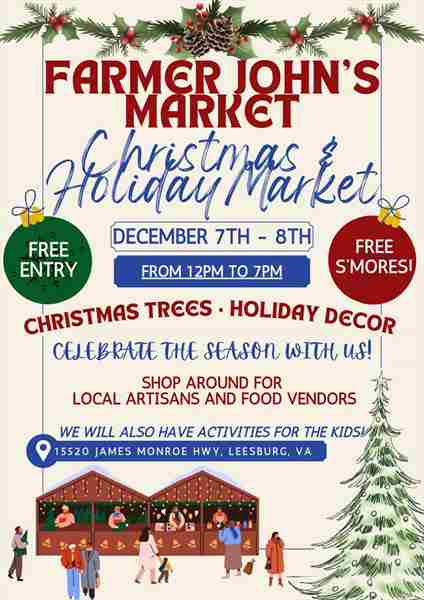 Farmer John's Holiday Market in Leesburg on 7 Dec