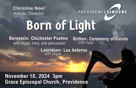 Born of Light in Providence on 10 Nov