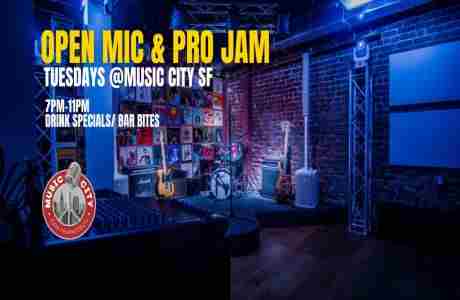 Music City Open Mic and Pro Jam in California on 12 Nov