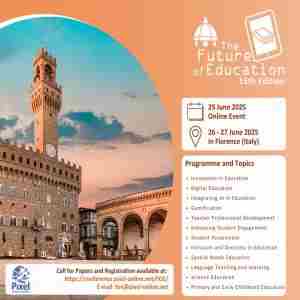 FOE 2025 | The Future of Education 15th Edition, International Conference in Firenze on 26 Jun