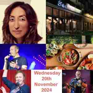 Comedy & Curry @ Sai Restaurant Raynes Park : Two Course Buffet & Three Course Comedy - Shazia Mirza in London on 20 Nov