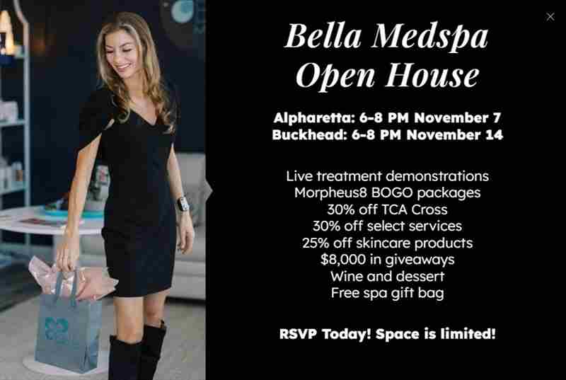 Bella Medspa Morpheus8 Openhouse in Atlanta on 14 Nov