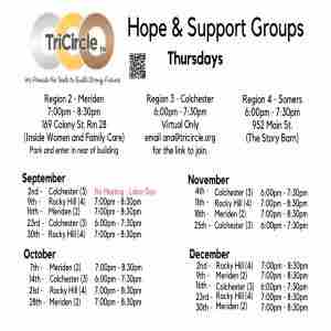 TriCircle's Hope and Support Group in Connecticut on 21 Nov