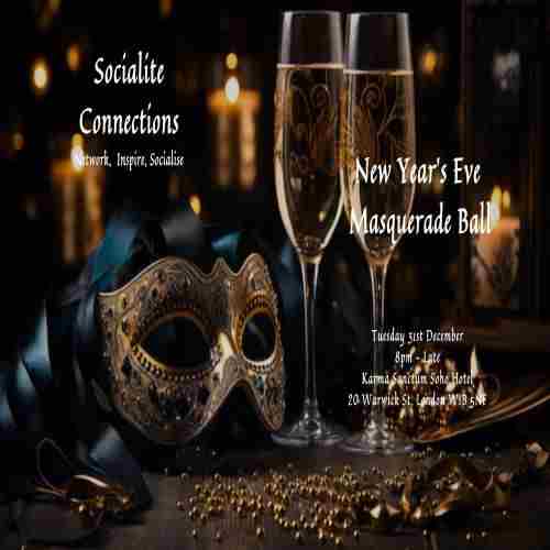 New Year's Eve Masquerade Ball at The Karma Sanctum Soho Hotel in London on 31 Dec