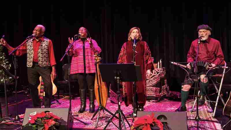 Sing Solstice! Kim and Reggie Harris and Magpie in Concert in Schenectady on 15 December 2024