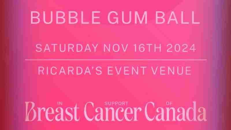 BUBBLE GUM BALL 2024 in Toronto on 16 Nov