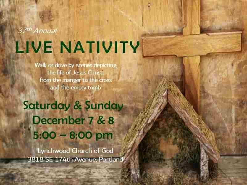 37th ANNUAL LIVE NATIVITY - A Gift to Our Community in Portland on 7 Dec