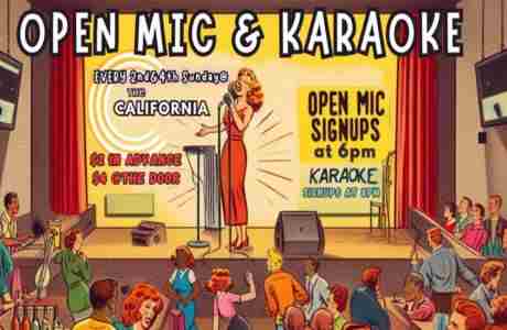 Open Mic And Karaoke Night in Santa Rosa on 8 Dec