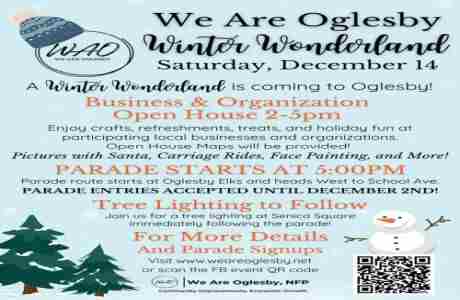 Winter Wonderland Open House and Parade in Oglesby in Illinois on 14 Dec