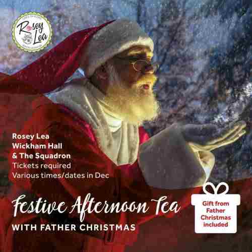 Brunch/traditional afternoon tea with Father Christmas - The Squadron in Epping on 1 Dec