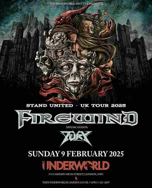 FIREWIND at The Underworld - London in London on 9 Feb