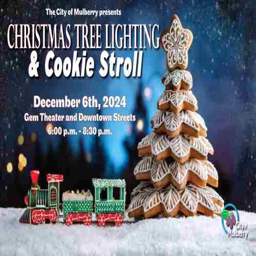 Mulberry's Tree Lighting and Cookie Stroll in Mulberry on 06 December 2024