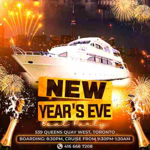 Toronto New Years Eve Boat Party in Toronto on 31 Dec