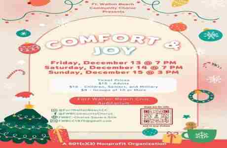 Comfort And Joy - A Christmas Music Concert in Fort Walton Beach on 13 Dec