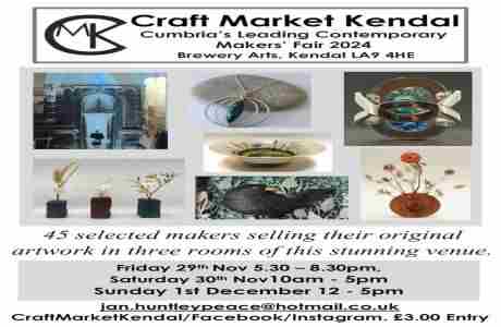 CRAFT MARKET KENDAL in Kendal on 29 Nov