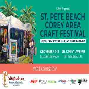 30th Annual St. Pete Beach Corey Area Craft Festival in Florida on 07 December 2024