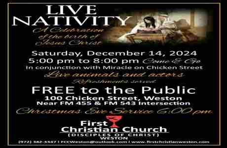 Live Nativity in Texas on 14 Dec