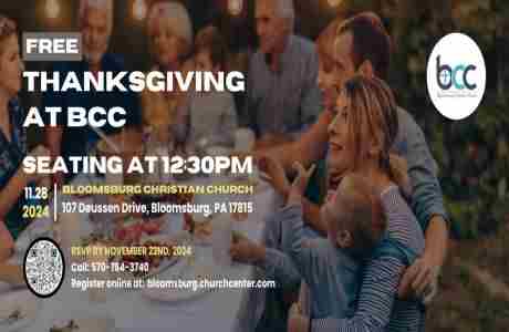 Free Thanksgiving Dinner in Bloomsburg in Bloomsburg on 28 Nov