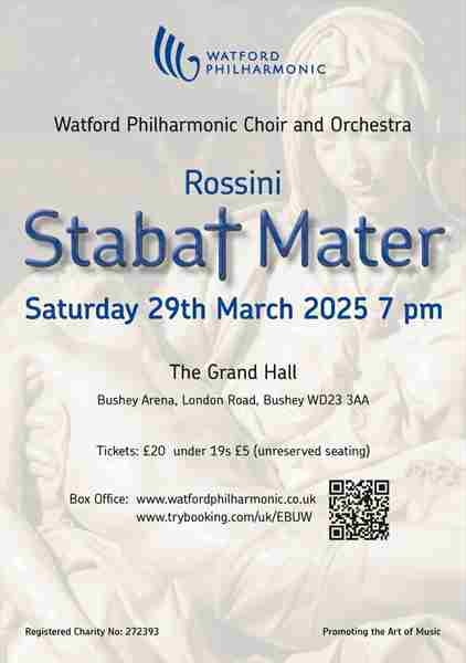 Rossini's Stabat Mater in Bushey on 29 March 2025