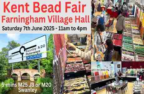 Kent Bead Fair - Free Entry and Refreshments! in Dartford on 7 Jun