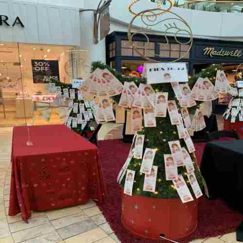 Salvation Army Angel Tree Program at Scottsdale Fashion Square in Scottsdale on 19 Nov