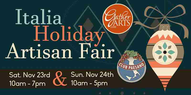 Italia Holiday Artisan Fair in Gresham on 23 Nov