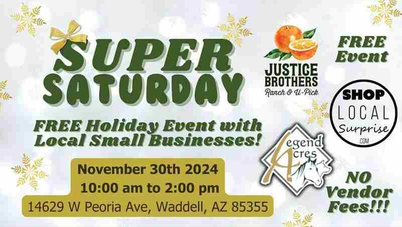 Super Saturday Holiday Market in Surprise, AZ in Surprise on 30 Nov