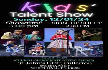 Kids' Talent Show in Fullerton on 01 December 2024